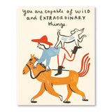 Compendium CD 7562 "Wild & Extraordinary Things" Birthday Card