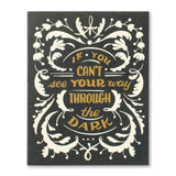 Compendium CD 7566 "If You Can't See Your Way" Encouragement Card