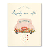 Compendium 26 7602 "Happily Ever After" Wedding Card