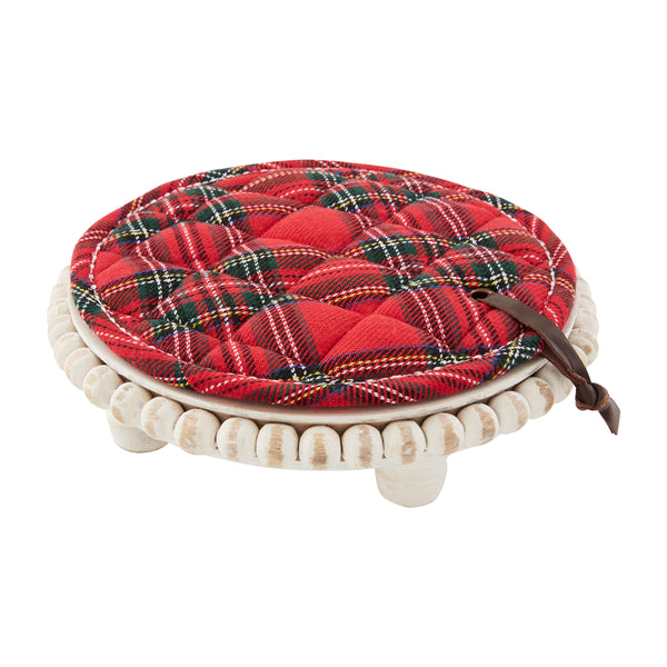 Mudpie shops Trivet & Tartan Pot Holder