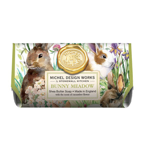 Michel Design Works MDW 802382 Bunny Meadow Large Bath Soap Bar