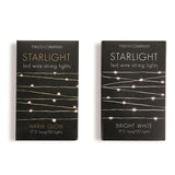 Two's Company TC 80689-20 Starlight LED Wire String Lights in Gift Box