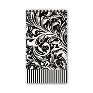 Michel Design Works MDW 807182 Black Florentine Hostess Napkins