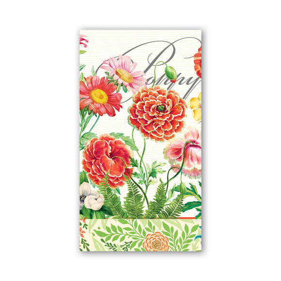 Michel Design Works MDW 807385 Poppies & Posies Hostess Napkin