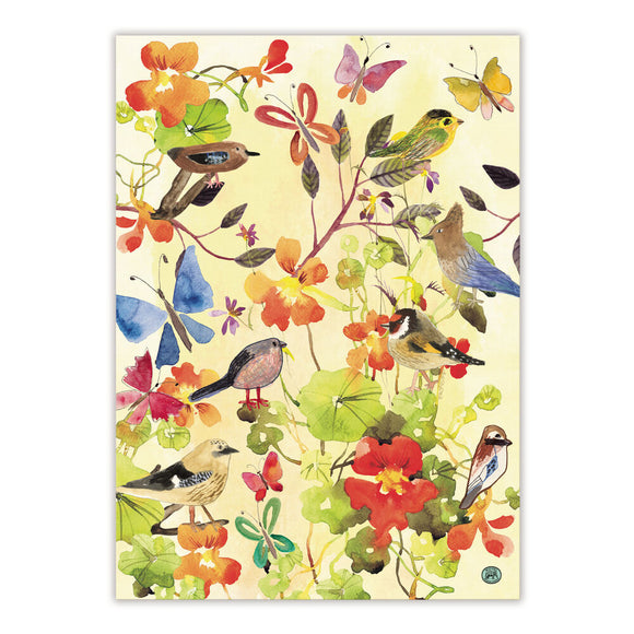 Michel Design Works MDW 810371 Birds & Butterflies Kitchen Towel