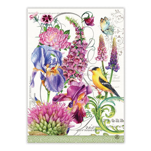 Michel Design Works MDW 810372 Deborah's Garden Kitchen Towel