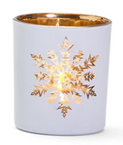 Two's Company TC 81819 Snowflake Glass Tealight Candleholders