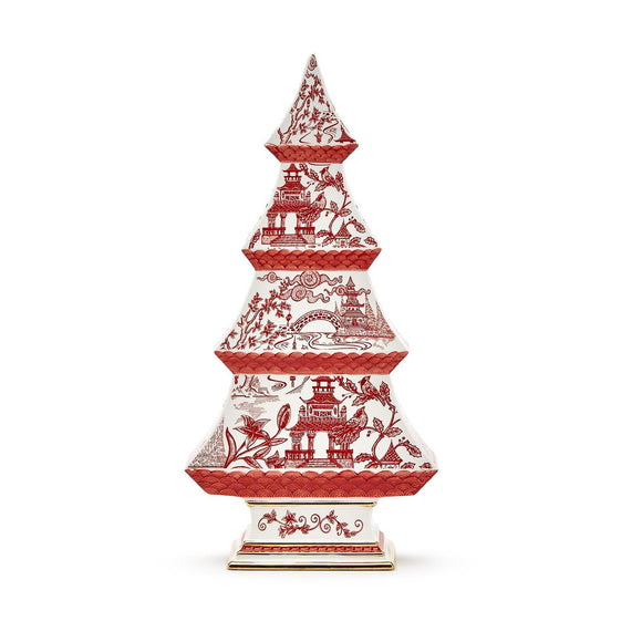 Two's Company TC 82050 Winter Toile Christmas Tree