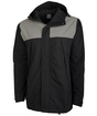 Charles River Apparel CRA 9161 Men's Manchester Black/Gray Rain Jacket