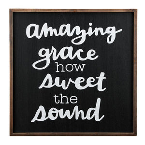 Glory Haus GH 35100005 Amazing Grace Framed Board