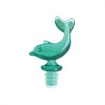Leading Ware Group LWG AC-0004 Dolphin Teal Dolphin Wine Stopper