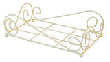 Boston International BI BID171 Savannah/Guest Antique White Guest Towel Holder