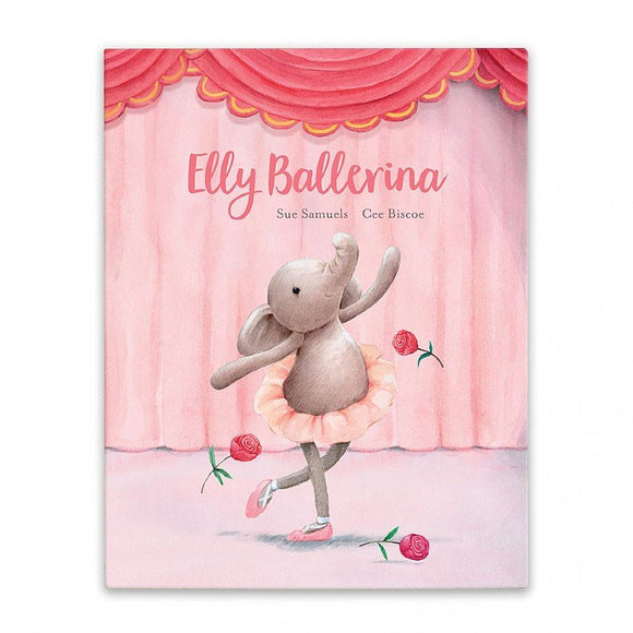 Jellycat Inc JI BK4EB Elly Ballerina Book