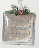 Sullivans SU OR10120-x Square Text Ornaments