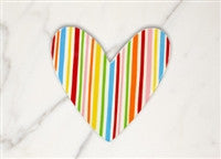 Coton Colors CC ATT-STRPHRT Striped Heart Big Attachment