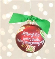 Coton Colors CC Merry Christmas to You Ornament