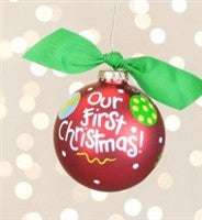 Coton Colors CC CHMAS-1CHR Our First Christmas Ornament
