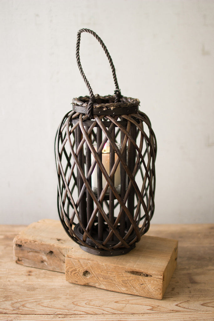 Kalalou Willow Lantern - Thumbnail 2