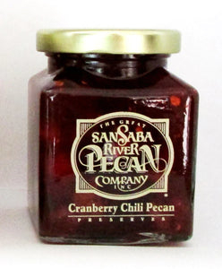 SanSaba River Pecan SSR Cranberry Chili Pecan Preserves