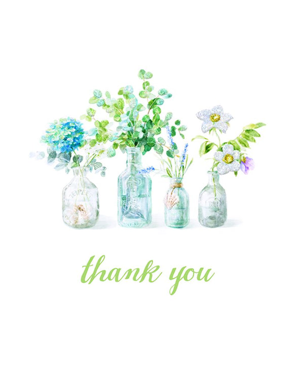 Design Design DD 119-10312 Traditional Petite Vases Boxed Thank You Cards