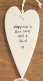 Two's Company TC E2036-UN Heart-Shaped Sentiment Ornament