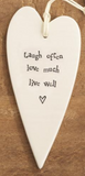 Two's Company TC E2036-UN Heart-Shaped Sentiment Ornament