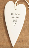 Two's Company TC E2036-UN Heart-Shaped Sentiment Ornament