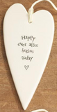 Two's Company TC E2036-UN Heart-Shaped Sentiment Ornament