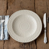 Park Hill Collection PHC EAW90185x Creamware Basketweave Plates