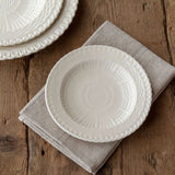 Park Hill Collection PHC EAW90185x Creamware Basketweave Plates
