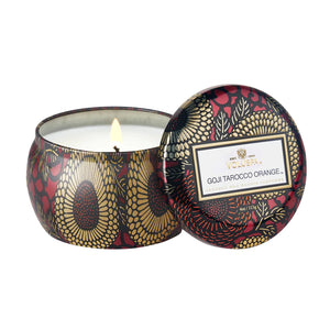 Voluspa 7211 GOJI TAROCCO ORANGE MINI TIN CANDLE