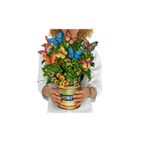 Freshcut Paper FP 3720 Paper Flower Bouquet Butterflies & Buttercups Greeting Card