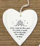 Two's Company TC E6223-UNx Wobby Round Heart Hanging Tag