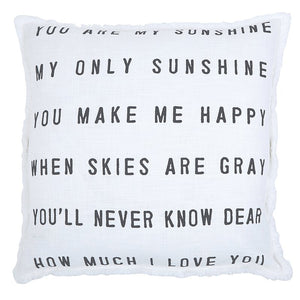 Creative Brands CB SBDS Face to Face Square Sofa Pillow Sunshine