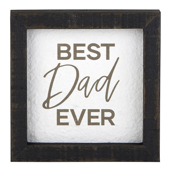 Creative Brands CB Heartfelt All About Dad Framed Tabletop Plaque