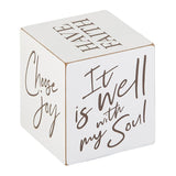 Creative Brands CB G490x Heartfelt Inspirational Tabletop Blocks
