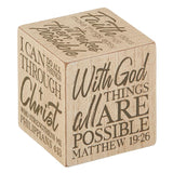 Creative Brands CB G490x Heartfelt Inspirational Tabletop Blocks