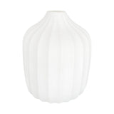 Wing Tai Trading WTT GAS342 Chevron Pattern White Vase