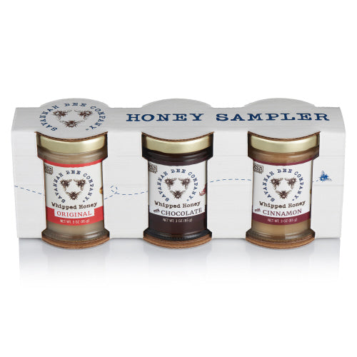 Savannah Bee Company SBC H3WSET3 Whipped Honey Gift Set - 3 Honeys - 3 oz