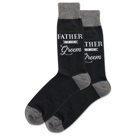 Hot Sox HS HSM50013 Men's Father of the Groom Crew Socks
