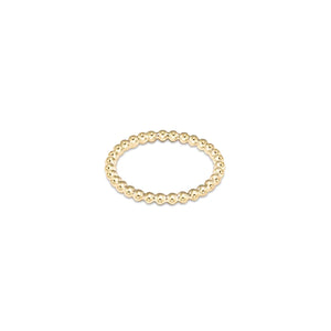 ENEWTON DESIGN ED RCLBE2G Classic Gold 2mm Bead Ring