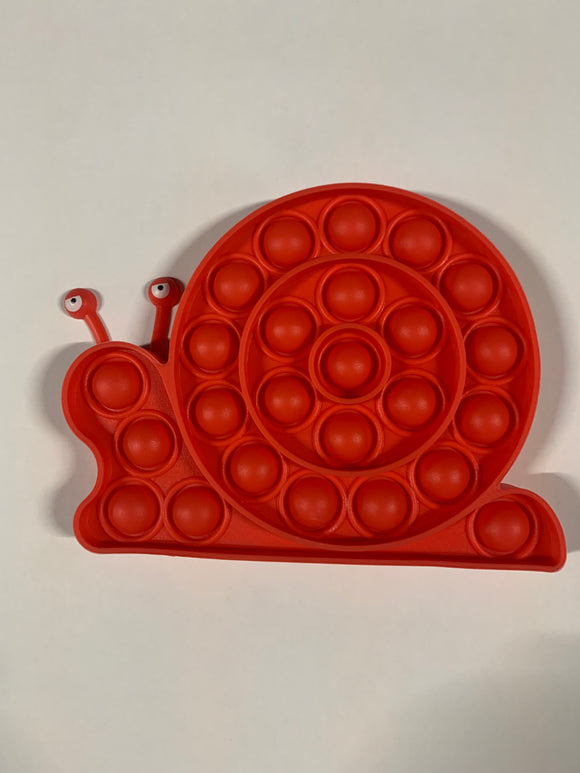 Queens Designs QD FPT042 Sensory Red Snail Pop It