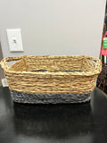 Mud Pie MP 4265504xx Rattan w/Blue Baskets