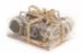 Melrose International MI 62114 Moss/Burlap Egg Ornaments (Box of 6) 3&quot;H Foam
