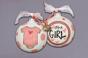 Magnolia Lane ML 61704 It's A Girl Ornament