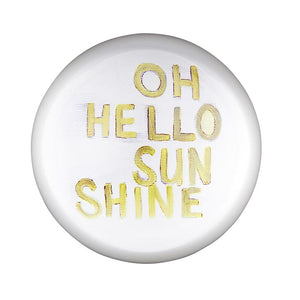Creative Brands CB J2372 Pieces of Me Paperweight - Sunshine