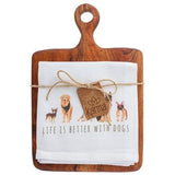 Karma Gifts KA 2068-xx Cutting Board w/Tea Towel