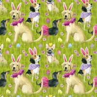 Boston International BI L853700 Luncheon Napkin Bunny Dogs