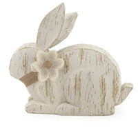 Boston International BI LGF22280 Arya Sitting Flower Bunny