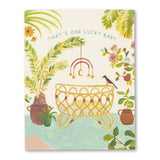 Compendium CD 10077 "That's One Lucky Baby" Congratulations  Card